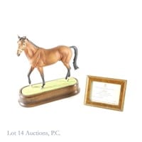 Royal Worcester Nijinsky (II) Race Horse Statue
