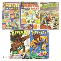 Hawkman, Wonder Woman, Marvel Tales DC MARVEL (5)