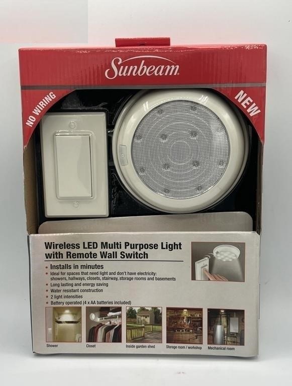 Sunbeam Wireless LED Multi Purpose Light W / REMOT