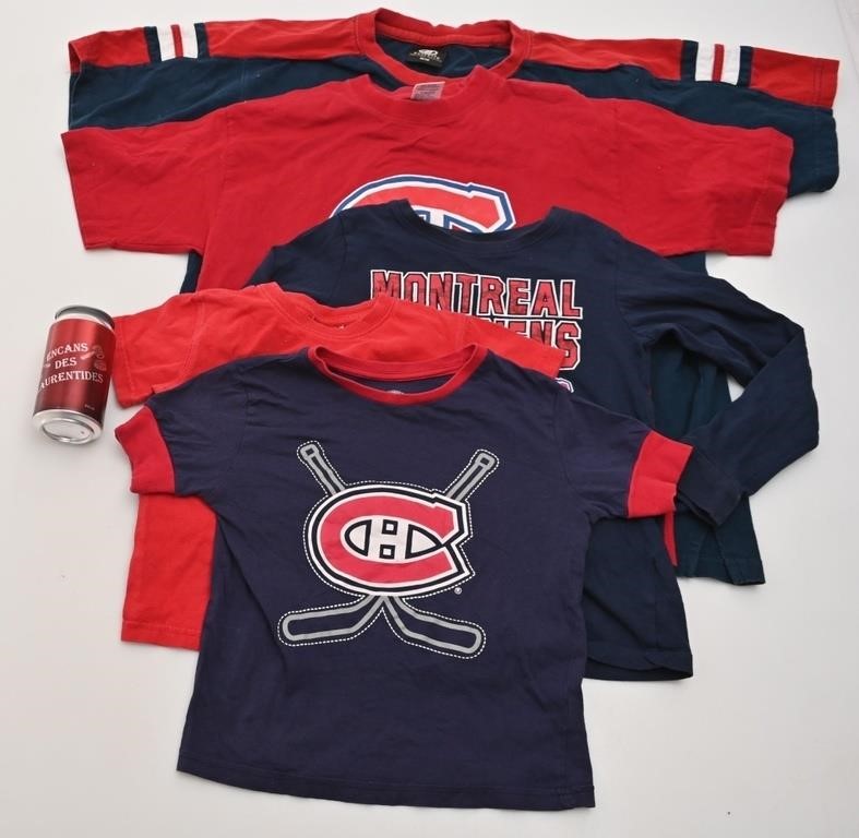 5 chandail des Canadiens de Montréal