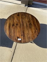Round Coffee Table Metal and Wood