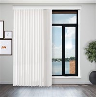 CHICOLOGY Vertical Blinds, 78"W X 84"H, White