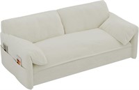 63.8" Oversized Loveseat Sofa W/Pull Out Bed