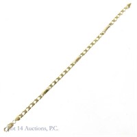 14k Yellow Gold Link Italian Bracelet