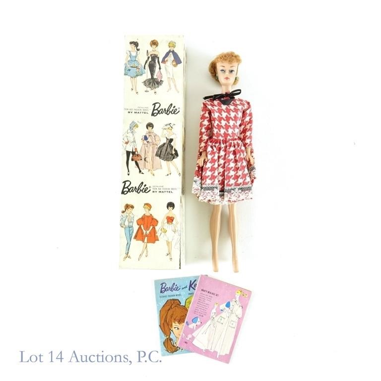 1962 Barbie Doll 850 Redhead Ponytail Box ***