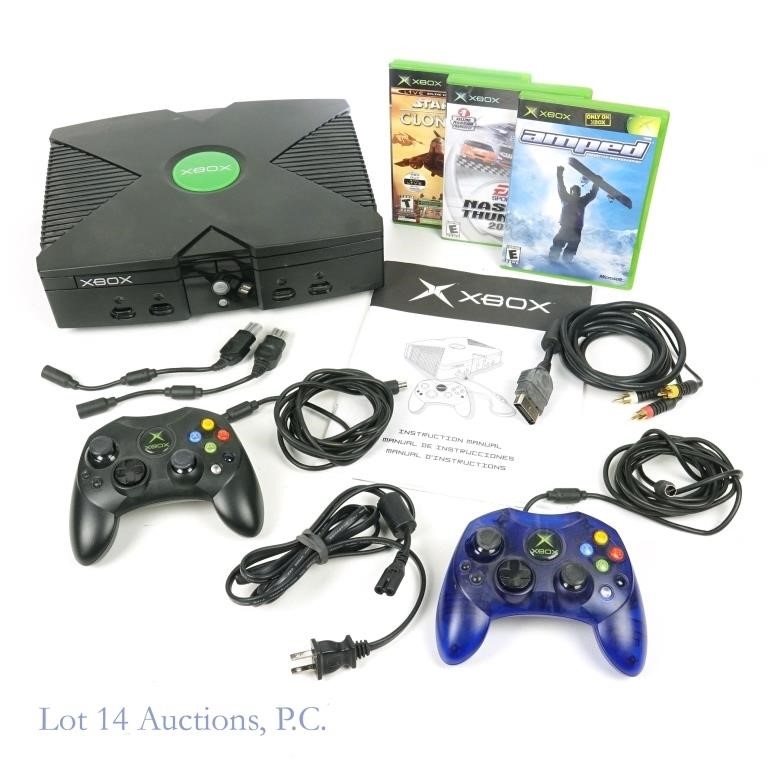 Xbox Game System, Controllers, Games