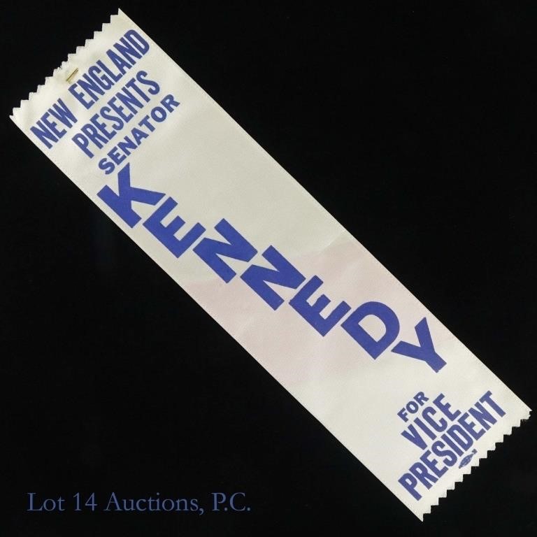 1956 DNC JFK V.P. - New England Presents Ribbon