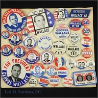 1968 Wallace-LeMay Presidential Campaign Pins (35)