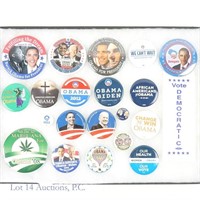 '08 & '12 Obama Delegt Ribbon & Political Pins-20