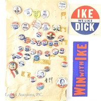 1952 / 1956 Ike Campaign Items (41)