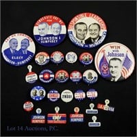 1964 Johnson-Humphrey Campaign Items (25)