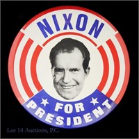 1964? 6" Richard Nixon Campaign Pin