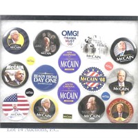 2008 John McCain Presidential Candidate Pins (20)