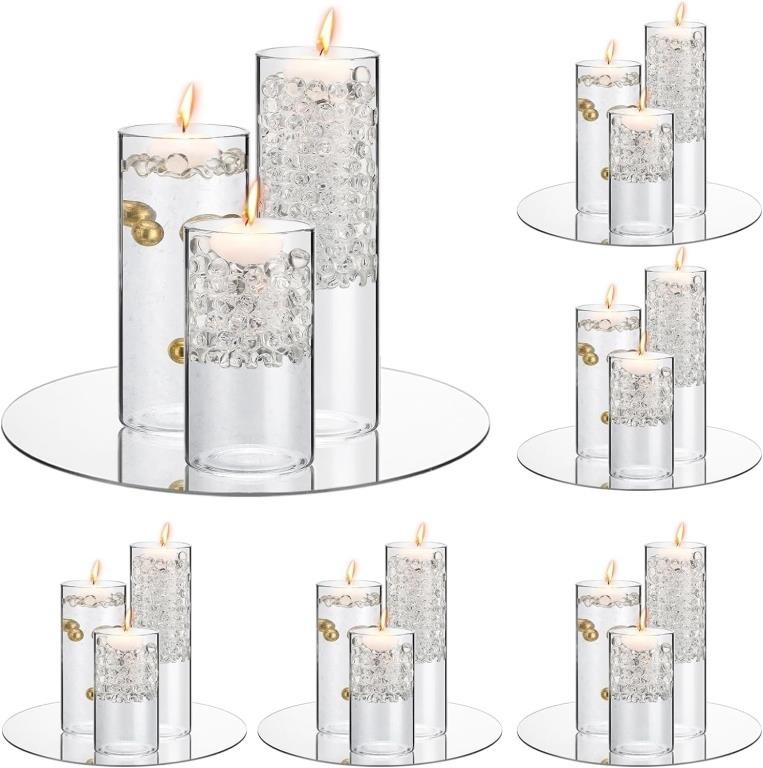 Floating Candles Holder Vases for Centerpieces