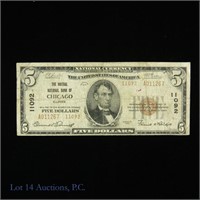 1929 $5 National Bank Note Brown Seal T2