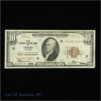 1929 $10 Federal Reserve Note - Brown Seal