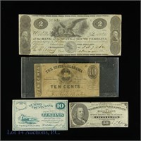 1862-1883 Civil War Era Paper Currencies (4)