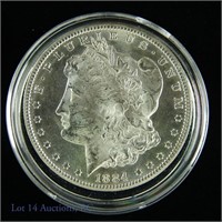 1884-CC Silver Morgan Dollar (high CH BU grade?)