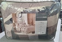 Madison Park King 7pc Comforter Set - Brown