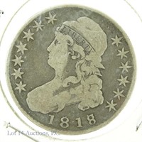 1818 Silver Capped Bust Half Dollar (G?)
