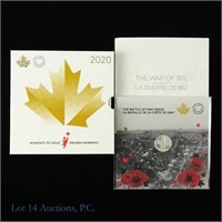 RCM Commemorative Silver/Steel Coin Sets (3)