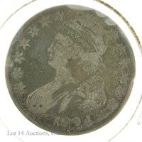 1824 Silver Capped Bust Half Dollar (G?)
