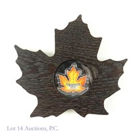 RCM 2016 $20 Silver Colorful Maple Leaf Coin