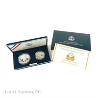 1992 Silver / Clad Columbus Commem. 2-Coin set