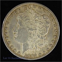 1896 Silver Morgan Dollar - Nicely Toned