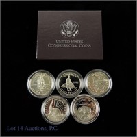U.S. Commemorative Clad 50c Coins (5)