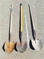 (3) shovels