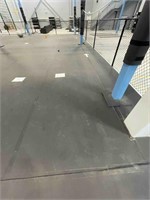 Black Rubber Gym Flooring Mat 3/4" Thick