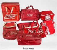 Lot of Vintage Coca-Cola Soft Coolers & Bags
