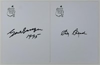 Sam Snead and Gene Sarazen Autographs