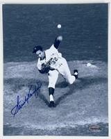 Sandy Koufax Autographed Baseball Photograh