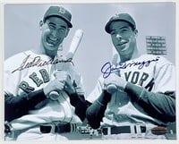 Ted Williams & Joe DiMaggio Double Signed Photo