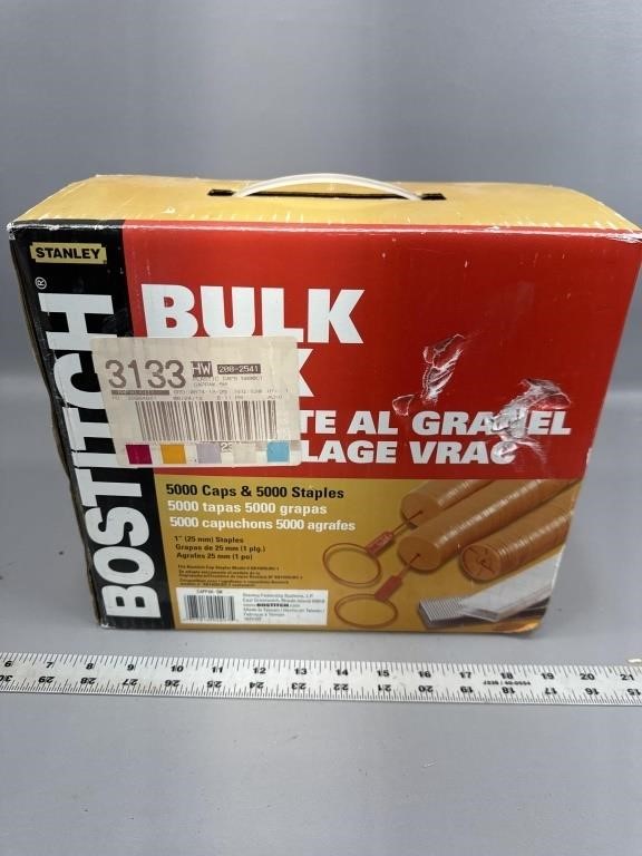 Bostitch bulk pack 5000 caps and 5000 staples