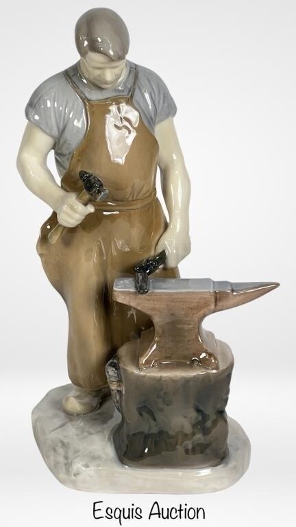 Bing & Grondahl B&G- 'Black Smith' Figurine