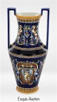 Gien French Earthenware Renaissance Medici Vase