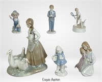 Group of Lladro like Porcelin Figurines- Zaphir