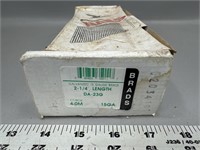 1 box 2 1/4” 15 gauge angle Brad nails