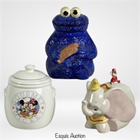 Vintage Disney & Sesame Street Cookie Jars