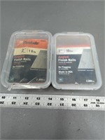 2 boxes of 2 inch 16 gauge angled finish nails