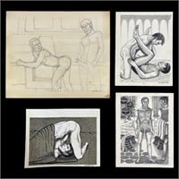 Star Trek Fanzine- Original Gay Art Drawings