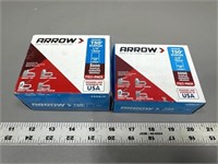 2 boxes of arrow T50 staples