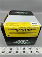 Full box 9x 3 1/8” construction screws