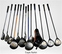 Assortment of Various Golf Clubs