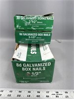 2 1/2” galvanized nails