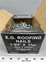 1 3/4” roofing nails