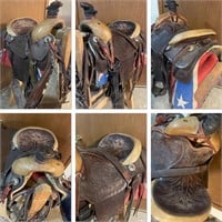 Monroe Veatch custom 15” saddle & stand